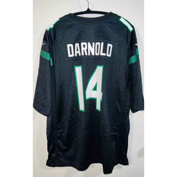 New York Jets Sam Darnold #14 NFL On Field Jersey Black XXL - Picture 2 of 3